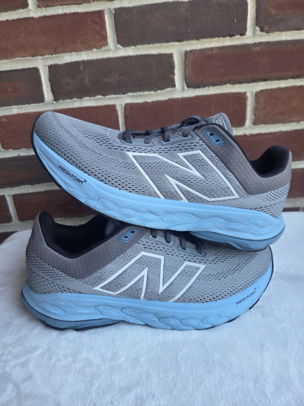 New Balance Fresh Foam X 860 v14 Gray Blue Running Shoes Men’s 11 2E Wide
